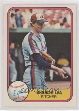 1981 Fleer - [Base] #165 - Charlie Lea