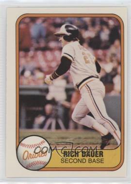 1981 Fleer - [Base] #182 - Rich Dauer