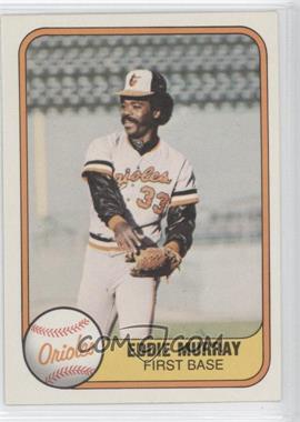 1981 Fleer - [Base] #184 - Eddie Murray