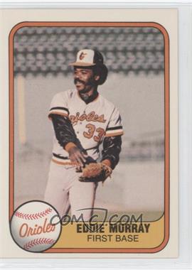 1981 Fleer - [Base] #184 - Eddie Murray