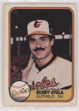 1981 Fleer - [Base] #185 - Benny Ayala