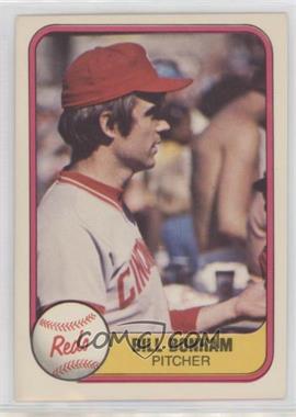 1981 Fleer - [Base] #215.2 - Bill Bonham (Finger on Back)