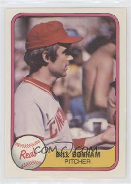 1981 Fleer - [Base] #215.2 - Bill Bonham (Finger on Back)