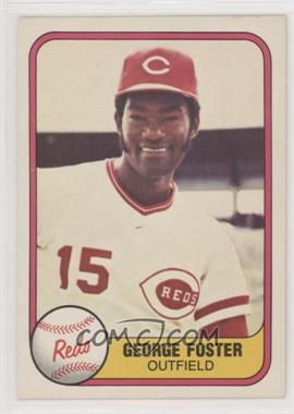 1981 Fleer - [Base] #216.2 - George Foster ("Outfield" on Front)