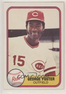 1981 Fleer - [Base] #216.2 - George Foster ("Outfield" on Front)