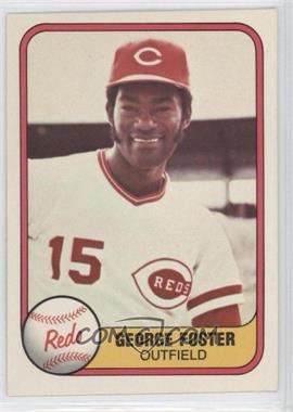 1981 Fleer - [Base] #216.2 - George Foster ("Outfield" on Front)