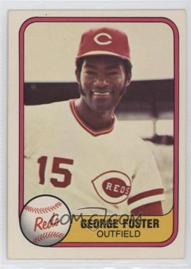 1981 Fleer - [Base] #216.2 - George Foster ("Outfield" on Front)