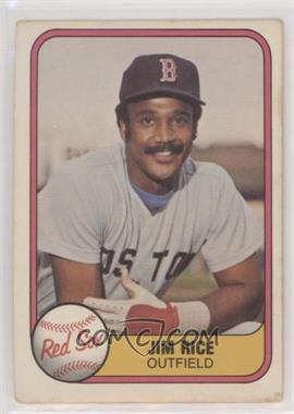 1981 Fleer - [Base] #222 - Jim Rice