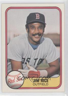 1981 Fleer - [Base] #222 - Jim Rice