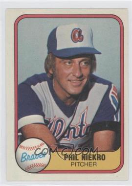 1981 Fleer - [Base] #242 - Phil Niekro