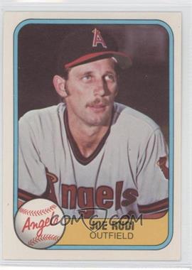 1981 Fleer - [Base] #272 - Joe Rudi