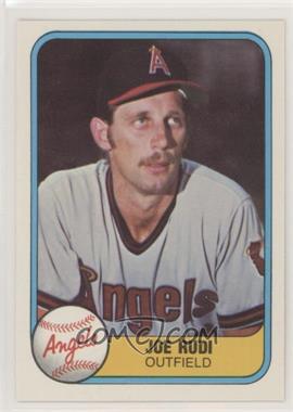 1981 Fleer - [Base] #272 - Joe Rudi