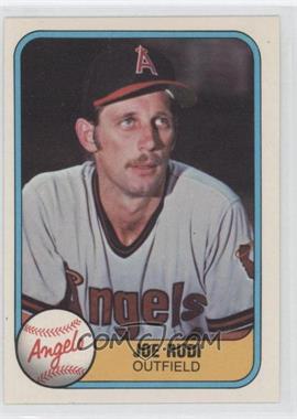 1981 Fleer - [Base] #272 - Joe Rudi