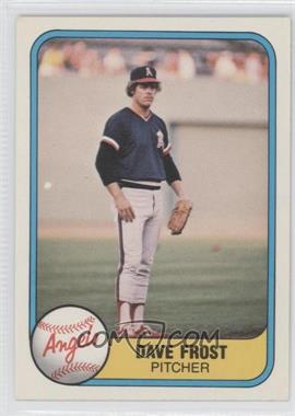 1981 Fleer - [Base] #275 - Dave Frost