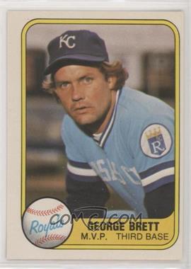 1981 Fleer - [Base] #28.2 - George Brett ("M.V.P" on Front)