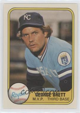 1981 Fleer - [Base] #28.2 - George Brett ("M.V.P" on Front)