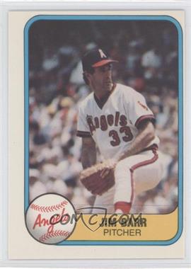 1981 Fleer - [Base] #287 - Jim Barr