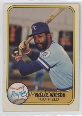 1981 Fleer - [Base] #29.1 - Willie Wilson (Batting)