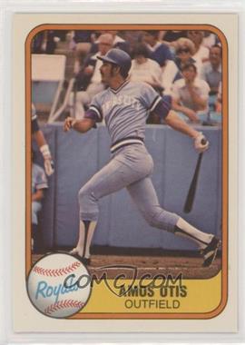 1981 Fleer - [Base] #32.1 - Amos Otis (Batting)