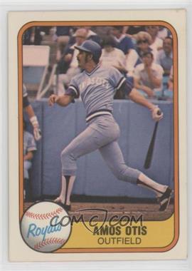 1981 Fleer - [Base] #32.1 - Amos Otis (Batting)