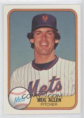 1981 Fleer - [Base] #322 - Neil Allen