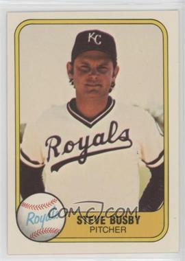 1981 Fleer - [Base] #33 - Steve Busby