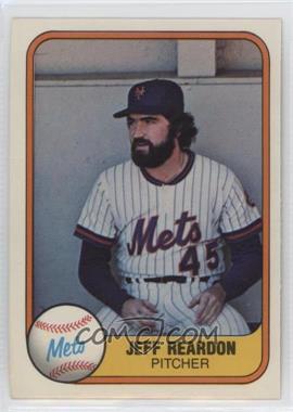 1981 Fleer - [Base] #335 - Jeff Reardon