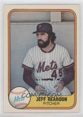 1981 Fleer - [Base] #335 - Jeff Reardon