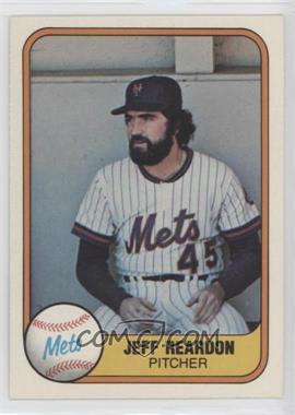 1981 Fleer - [Base] #335 - Jeff Reardon