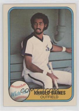 1981 Fleer - [Base] #346 - Harold Baines [EX to NM]