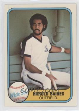 1981 Fleer - [Base] #346 - Harold Baines