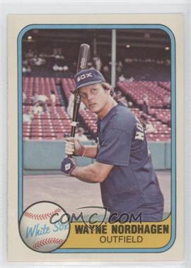 1981 Fleer - [Base] #348 - Wayne Nordhagen