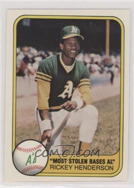 1981 Fleer - [Base] #351 - Rickey Henderson