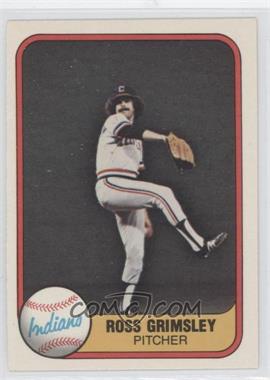 1981 Fleer - [Base] #406 - Ross Grimsley