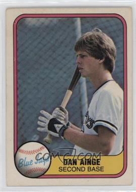 1981 Fleer - [Base] #418 - Danny Ainge (Dan On Card) [EX to NM]