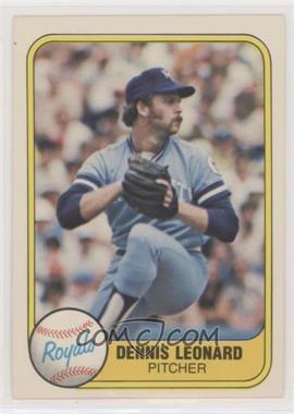 1981 Fleer - [Base] #42 - Dennis Leonard