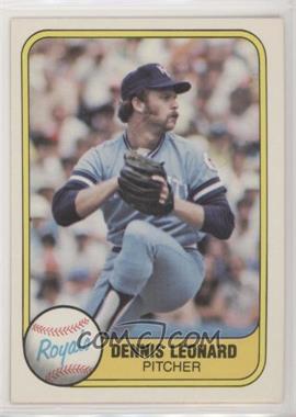 1981 Fleer - [Base] #42 - Dennis Leonard