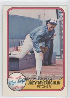 1981 Fleer - [Base] #420 - Joey McLaughlin