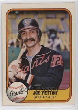 1981 Fleer - [Base] #453 - Joe Pettini