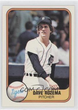 1981 Fleer - [Base] #464 - Dave Rozema