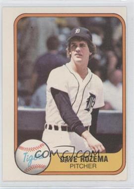 1981 Fleer - [Base] #464 - Dave Rozema