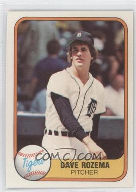 1981 Fleer - [Base] #464 - Dave Rozema