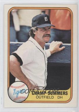 1981 Fleer - [Base] #466 - Champ Summers