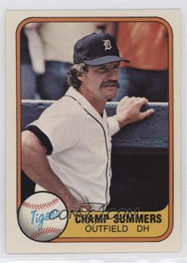 1981 Fleer - [Base] #466 - Champ Summers