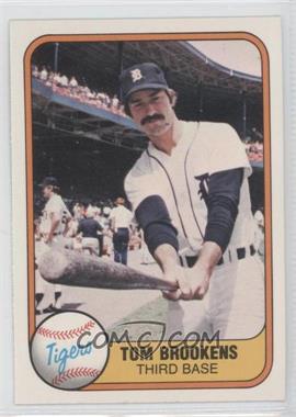 1981 Fleer - [Base] #473 - Tom Brookens