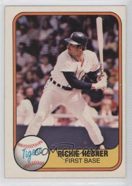 1981 Fleer - [Base] #474 - Richie Hebner