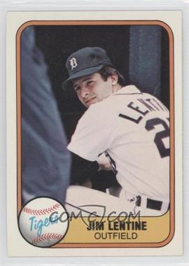 1981 Fleer - [Base] #476 - Jim Lentine