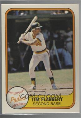 1981 Fleer - [Base] #493.1 - Tim Flannery (Batting Right) [Noted]