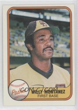 1981 Fleer - [Base] #506 - Willie Montanez (Spelled Willy on Front)