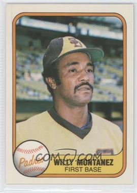 1981 Fleer - [Base] #506 - Willie Montanez (Spelled Willy on Front)